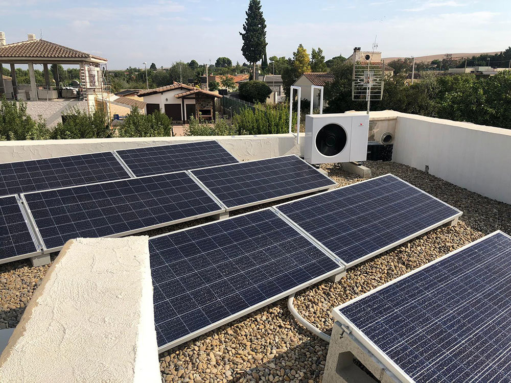 instalación fotovoltaica en cubierta